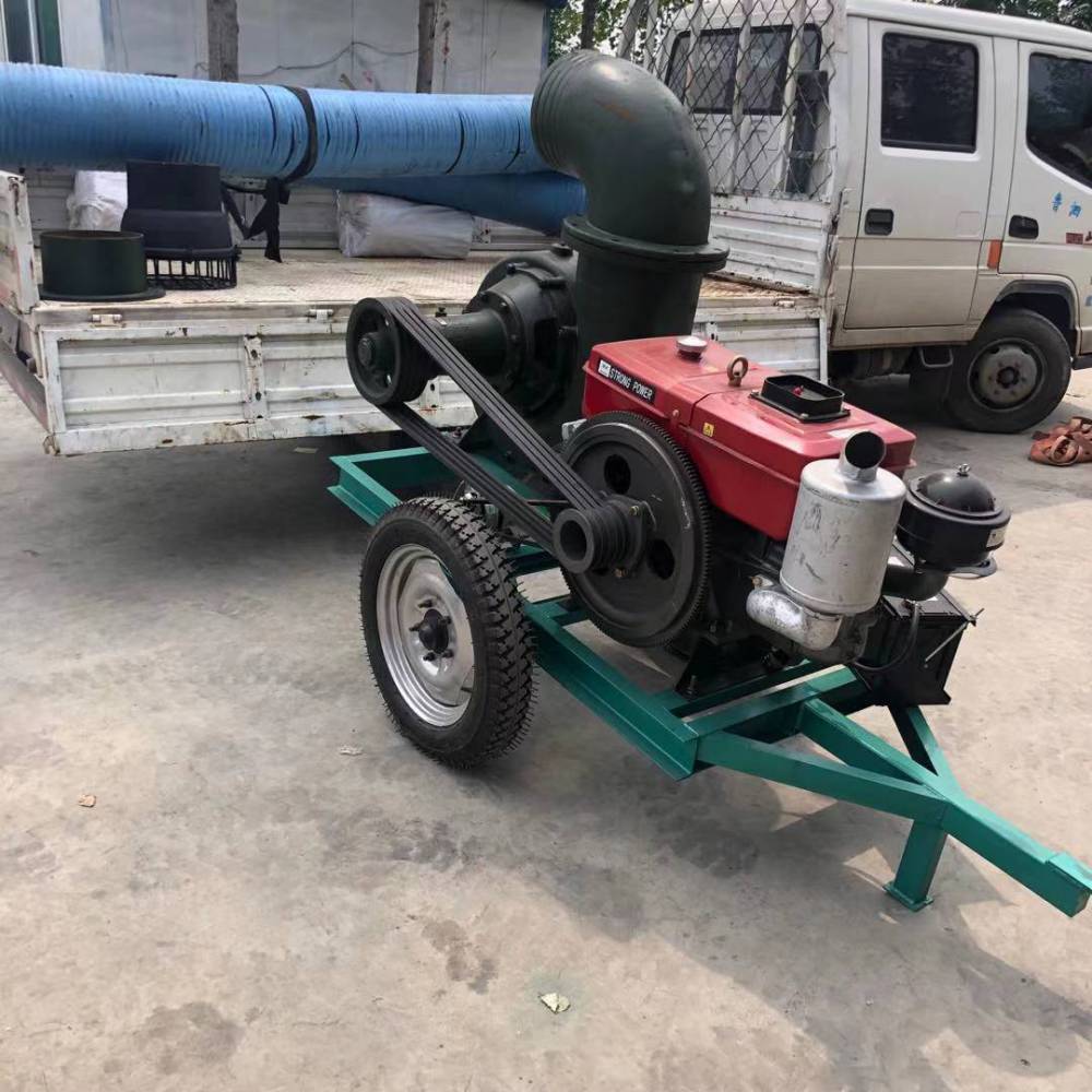 汽油框架式排水泵拖拉机悬挂抽水机移动式柴油抽水泵