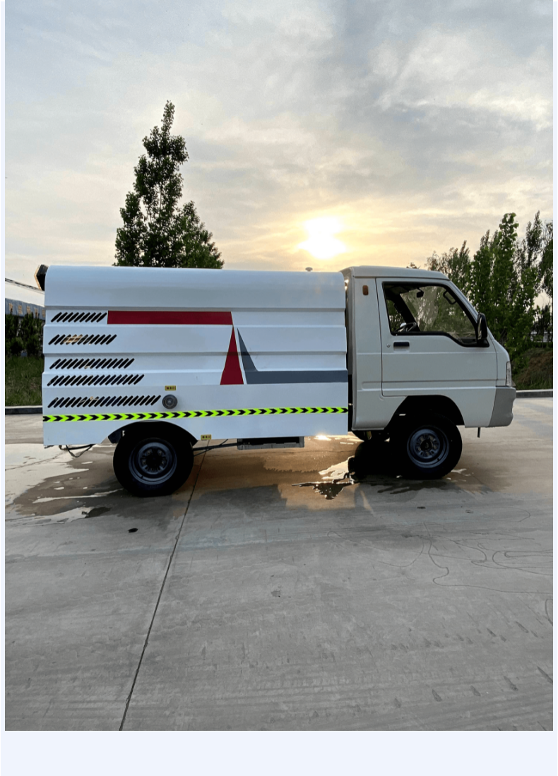 xs4693电动四轮三轮高压清洗车小型高压水枪洗地冲洗车市政环卫车