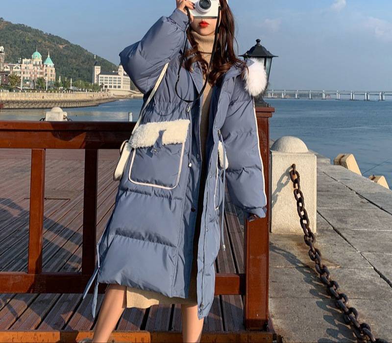 江苏扬州尾货订单羽绒服女式宽松百搭外穿型上衣女实体服装店进货渠道