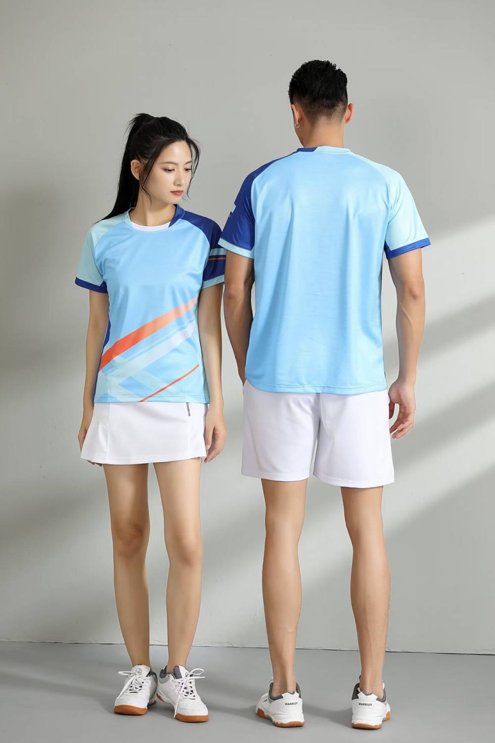 春季羽毛球服女短袖运动服定z印字队服男套装短袖衣服