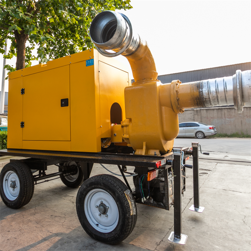 应急抢险大泽动力800立方柴油移动泵车