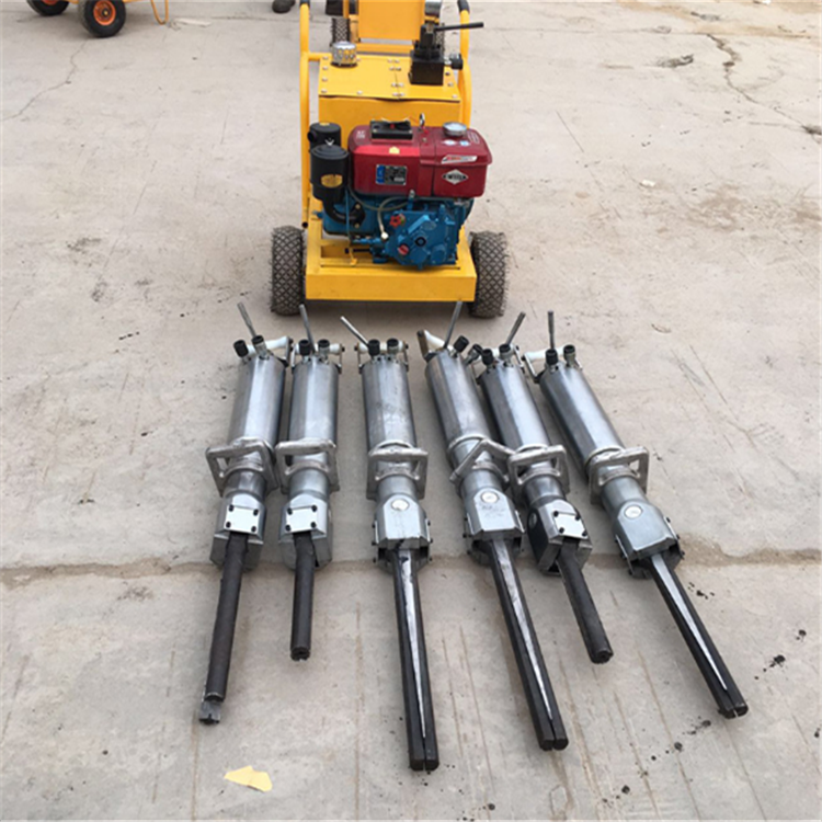 供应小型静态岩石分裂机便携式煤矿用液压劈裂机混凝土分裂机