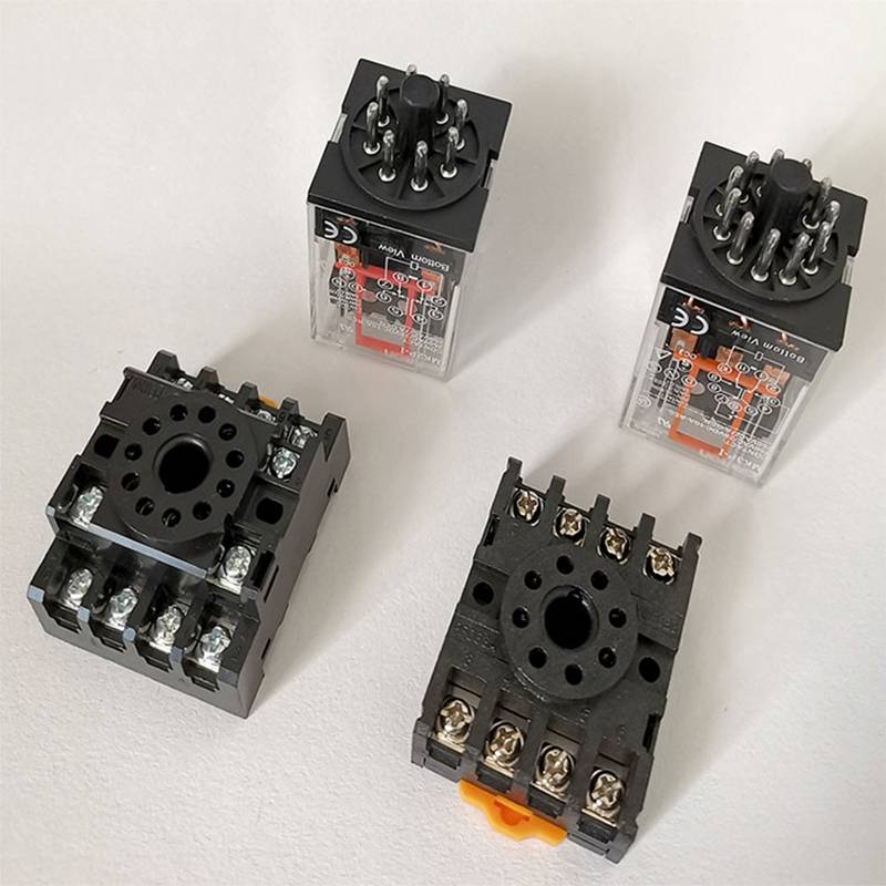 【omron欧姆龙中间继电器my2n-gs dc24v ac220vmy4n-gs替my2n-j】价格