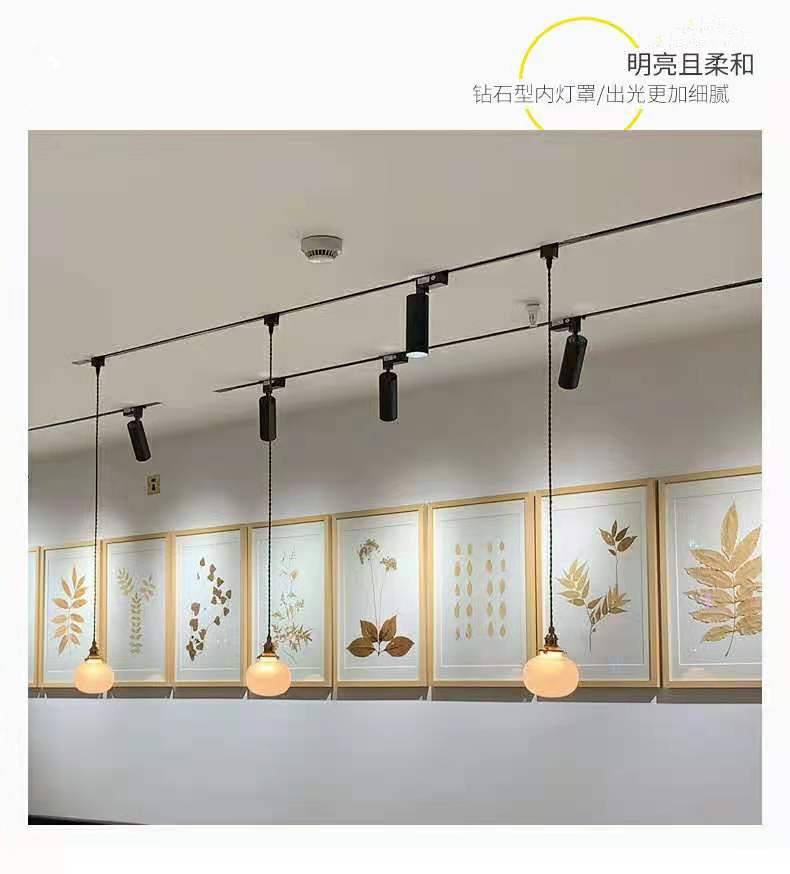 mm270led橱窗展厅导轨灯30w瓦明装博物馆射灯服装店三-搜了网