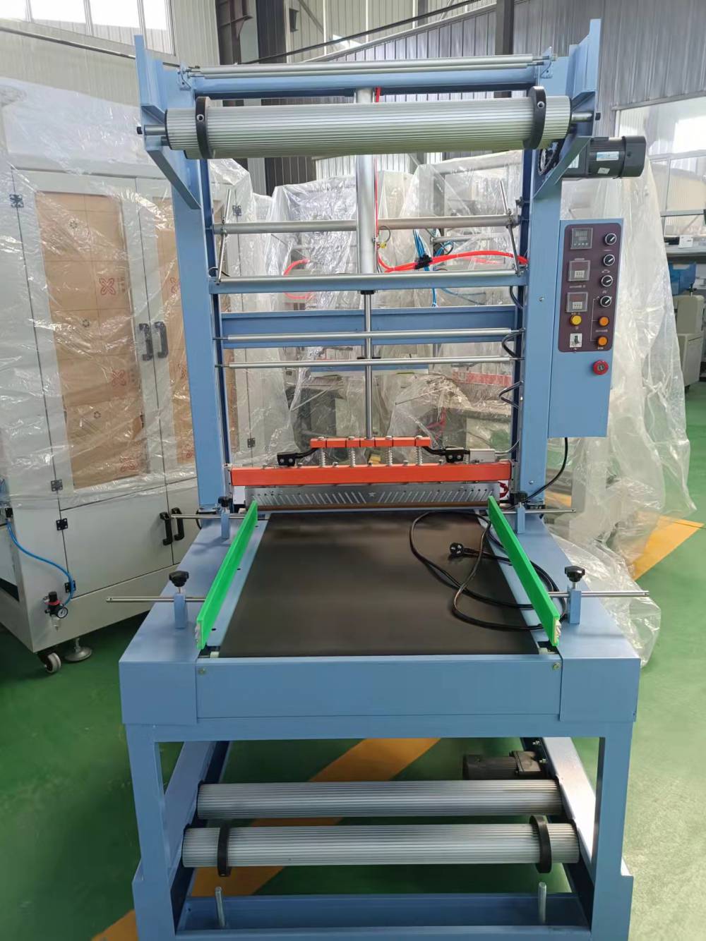 袖口包装机pe膜塑封机半自动收缩膜包装机