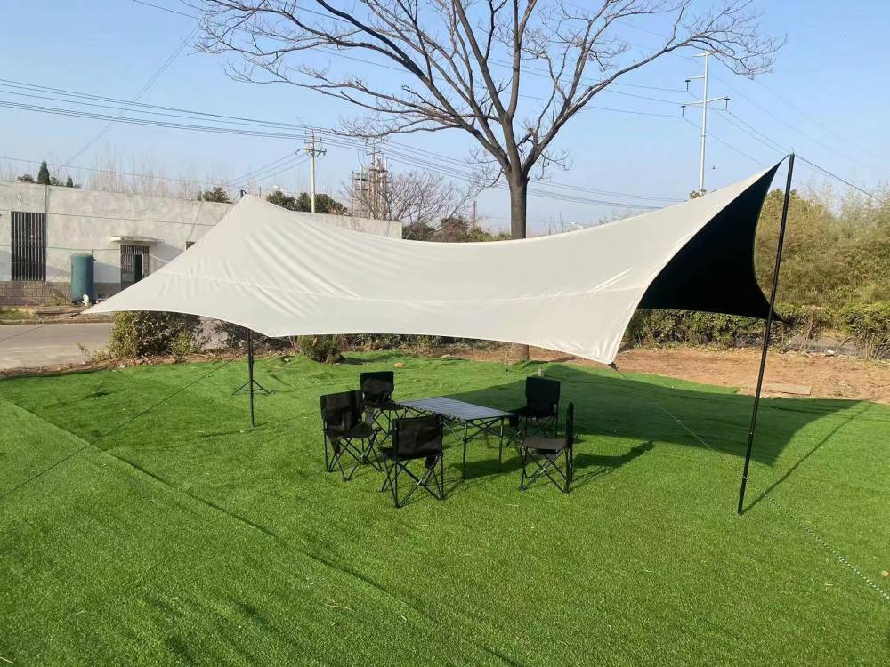 特大户外天幕帐篷露营超轻防雨防晒遮阳棚野营野餐六边形帐篷厂家