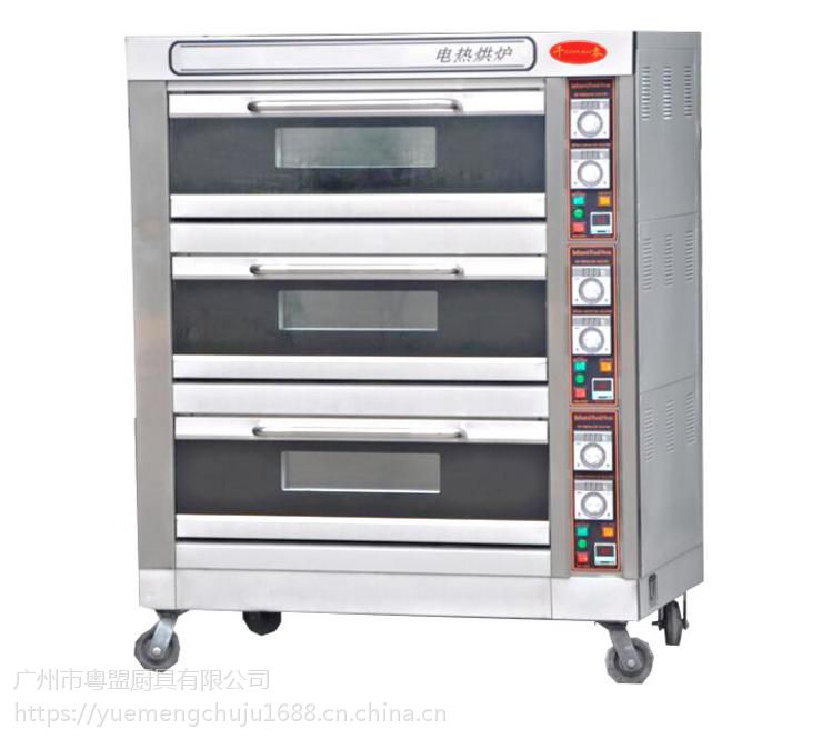 千麦商用电烤箱新南方YXD-60C三层六盘烘焙大容量大型蛋糕电烤炉