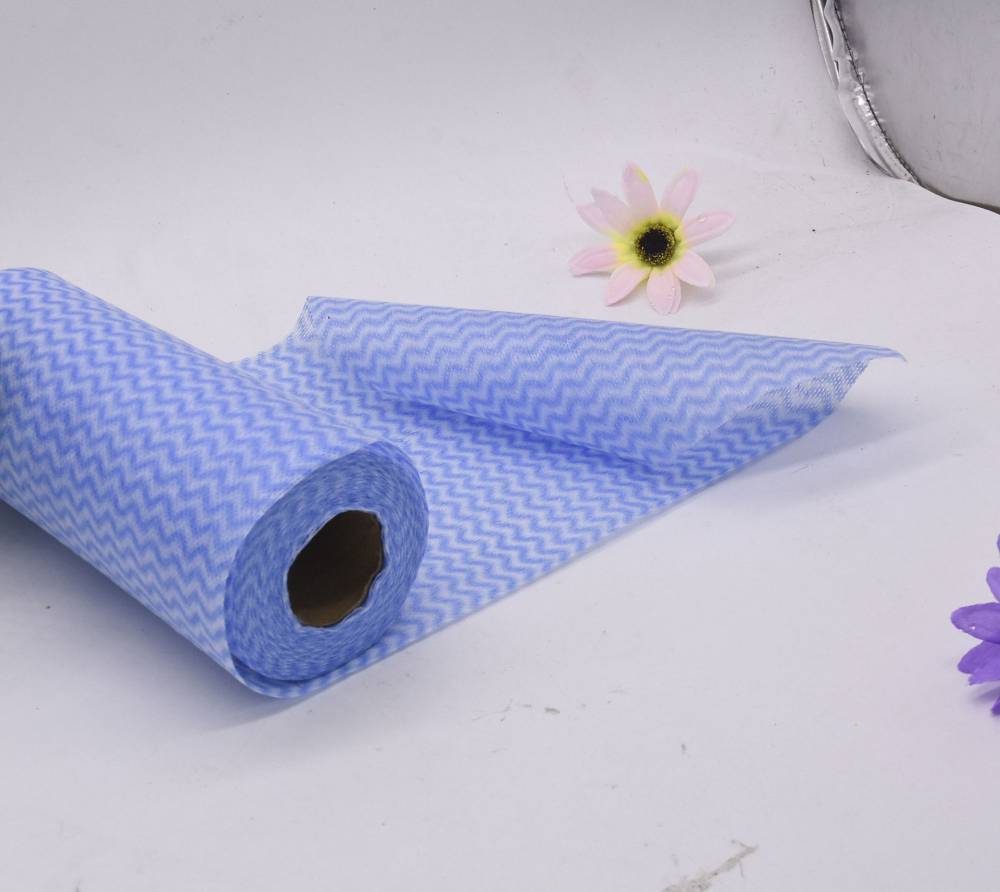 无纺布抹布50张可撕式点断卷状洗碗巾家居百洁布不沾油抹布擦拭布