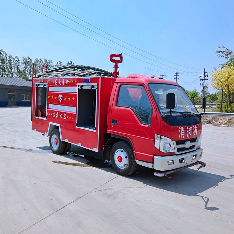 五十铃5方消防车小型消防车单排5吨水罐消防车一辆报价