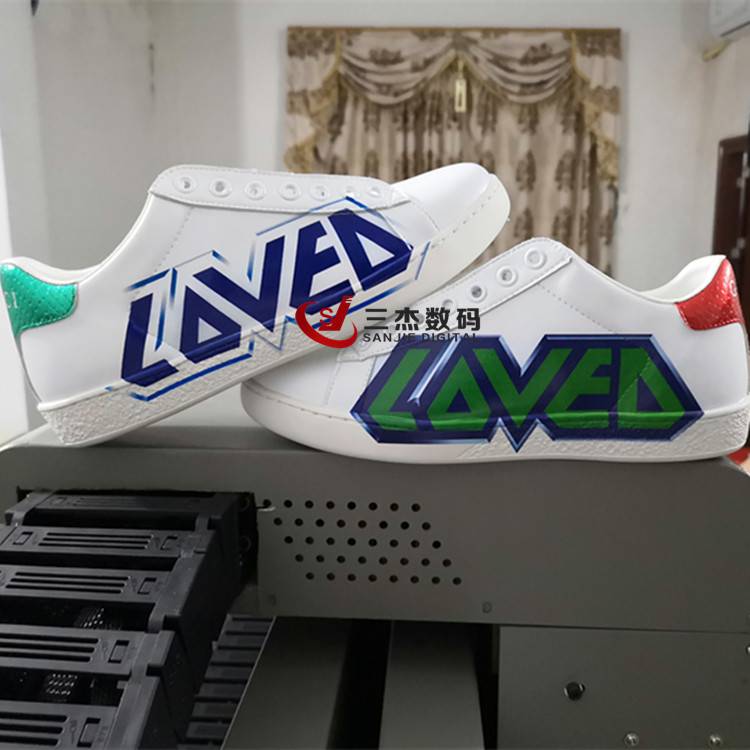 运动鞋uv打印机鞋子鞋面印花机成品鞋logo外侧高落差uv打印机