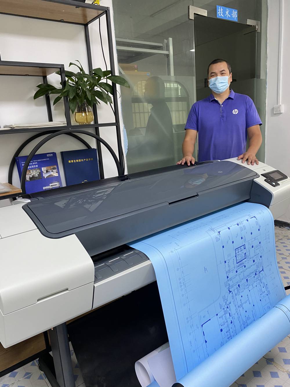 惠普hpt795b0绘图仪大幅面绘图仪建筑工程打印机cad制图机