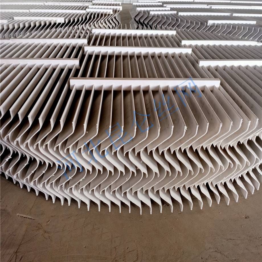 河北昆仑丝网丨折流板除雾器 叶片式除雾器 (聚丙烯)pp带钩