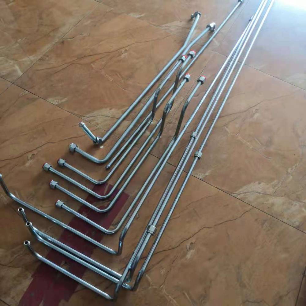 定制液压油路钢管总成无缝液压弯管加工总成不锈钢液压管路