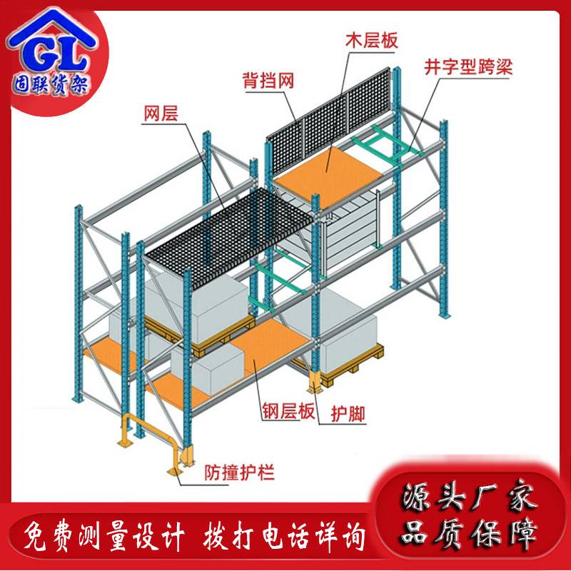 固联运输 库房 钢制 高位 多层 重型货架 重 庆源头工厂 支持定制