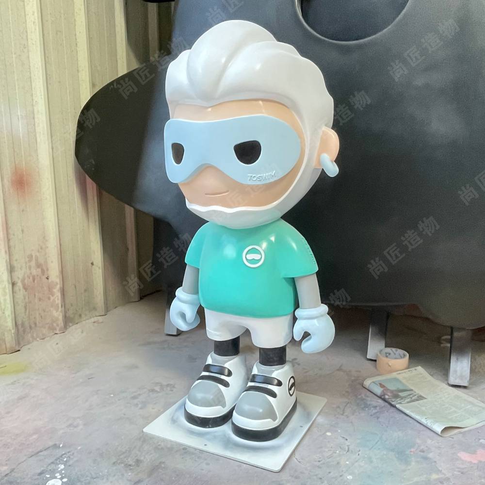 造物工厂定制玻璃钢ip形象卡通公仔雕塑