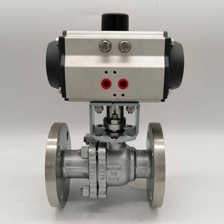 q641型直通式气动球阀法兰球阀