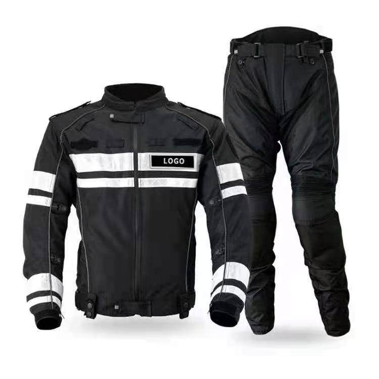 国宾骑行服铁骑骑行服男摩托车衣网眼机赛车护卫骑士服装