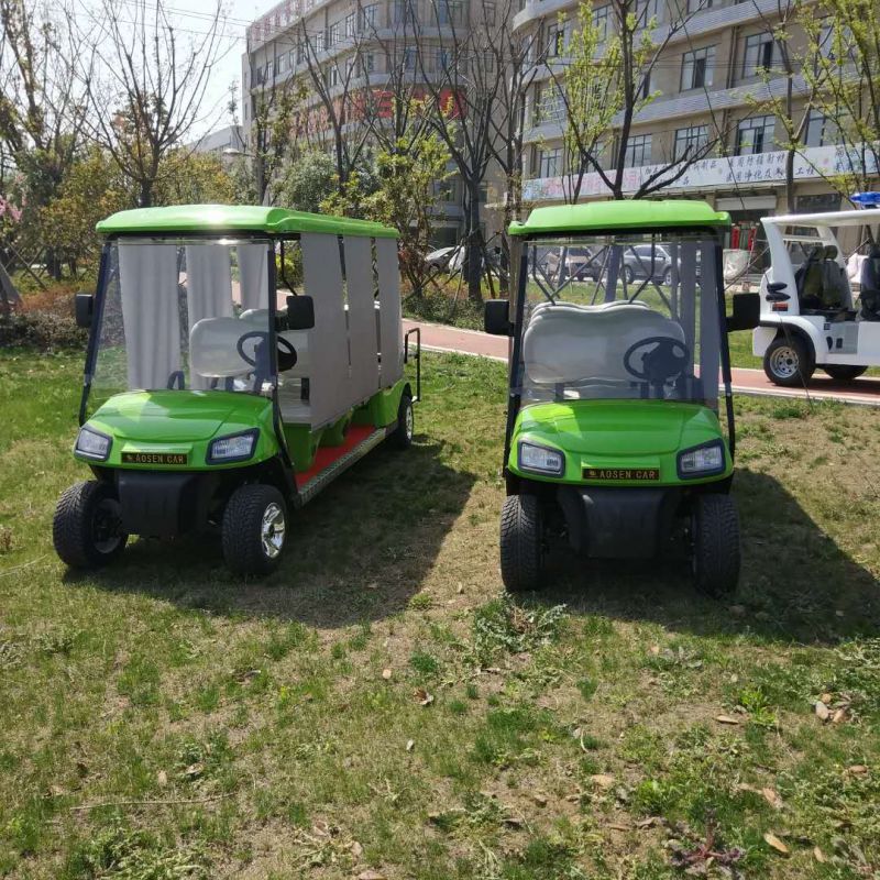 供应AS0085苹果绿色电动高尔夫球车