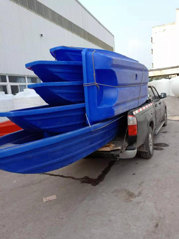 广西贵港4米双层渔船塑料捕鱼船打捞船生产厂家