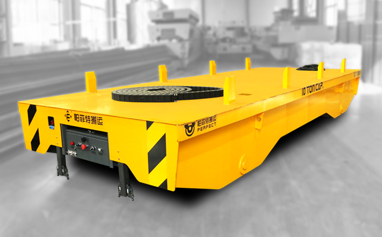 电动地载车厂搬运工具蓄电池平板运输车仓库运输电动平车图片