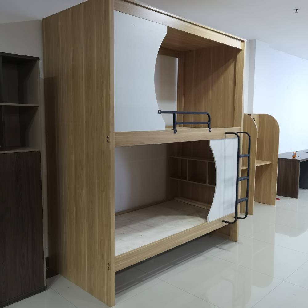 潍坊批发多功能公寓双层上下床太空舱上下床