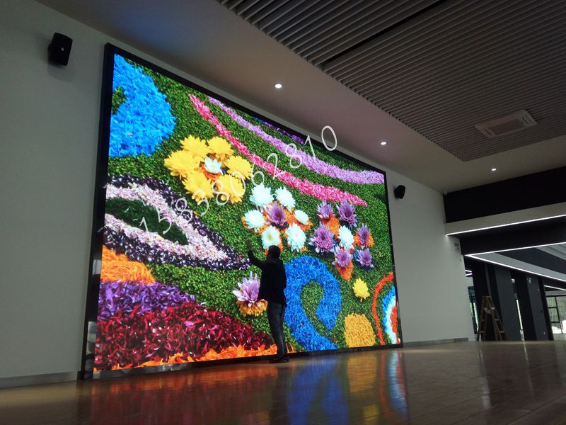 海佳彩亮室内p2.5全彩led显示屏效果展示