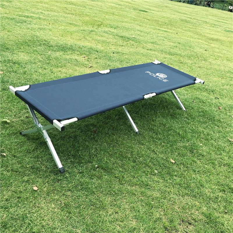 野营便携式行军床床户外野战折叠行军床面料采用高强度帆布防水十分