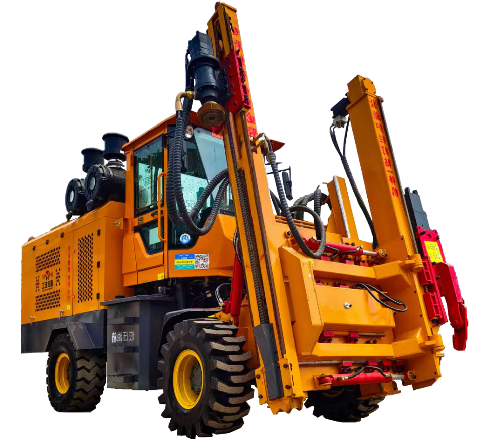 公路护栏打拔钻一体机