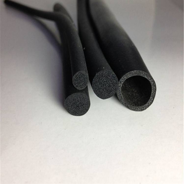 定制丁腈实心橡胶密封条车窗用门底密封条橡胶条防撞条