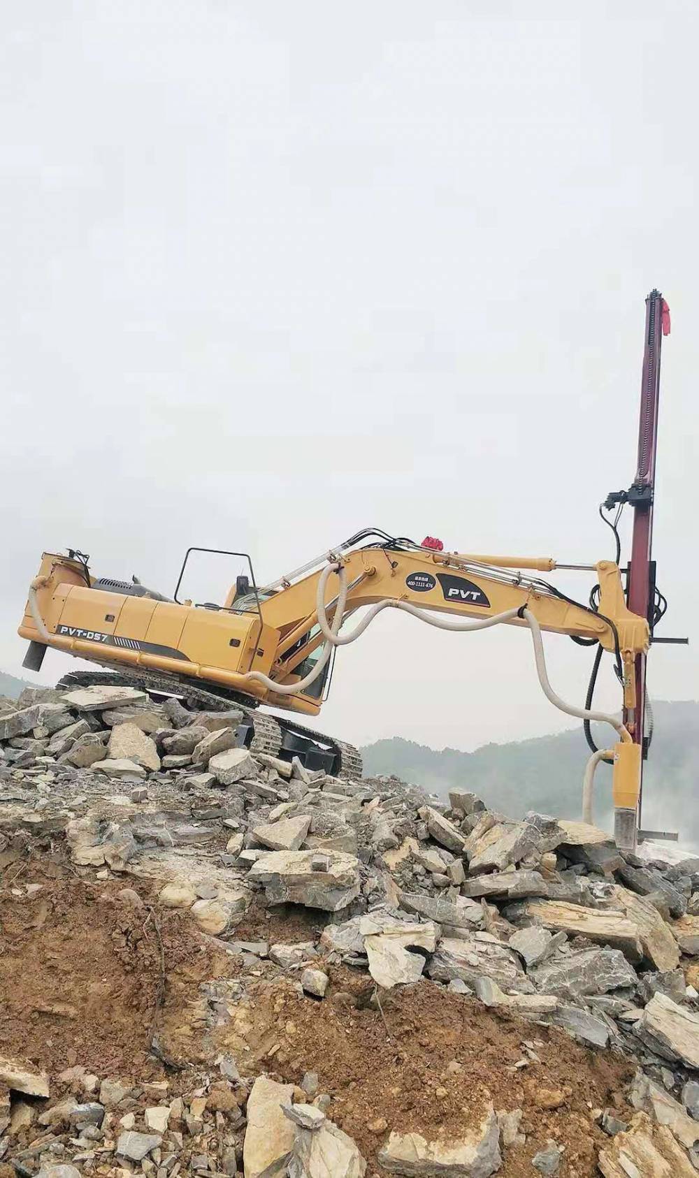 矿山机械厂家普威特锚杆钻机气动锚杆钻机