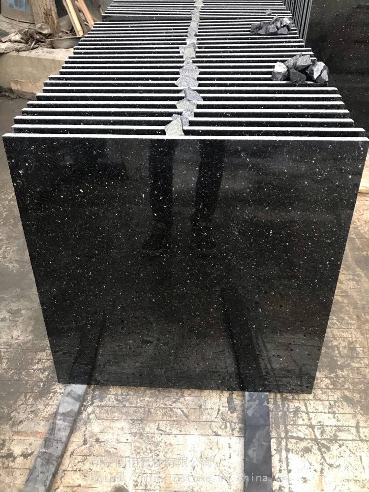 进口黑金沙黑金砂线条台面地铺异形水景墓碑门槛石等
