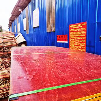 黄边铁红面工地支模建筑红模板8层桉木11h9151830广马木业