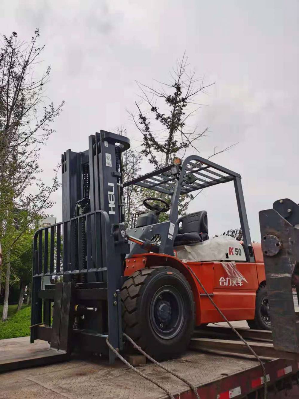 青岛崂山合力叉车h3系列4吨5吨内燃平衡重式叉车柴油叉车租赁销售