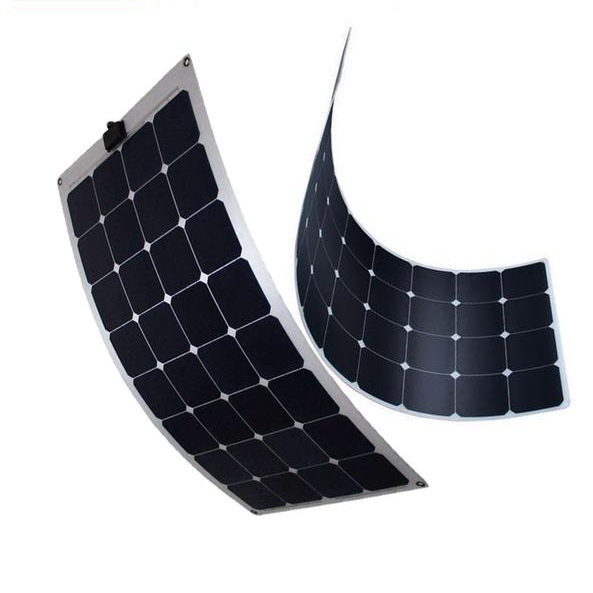明投60w半柔性太阳能电池板薄膜可弯曲安装方便