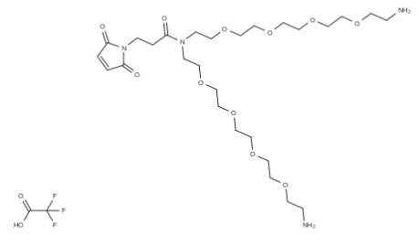 2128735-22-6，N-Mal-N-bis(PEG4-amine) TFA salt
