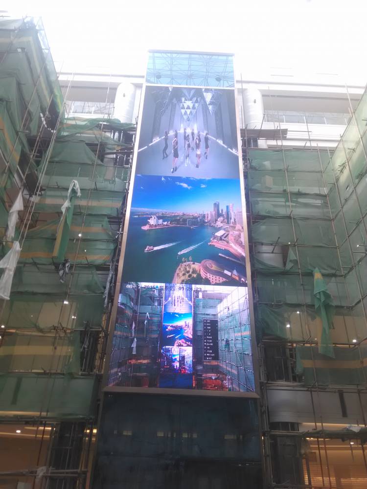 银川龙马广场室内商场p5大型全彩led广告视频展示屏