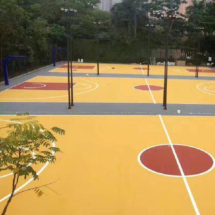 篮球场弹性塑胶室内篮球场弹性塑胶地板塑胶运动地板篮球场塑胶地板