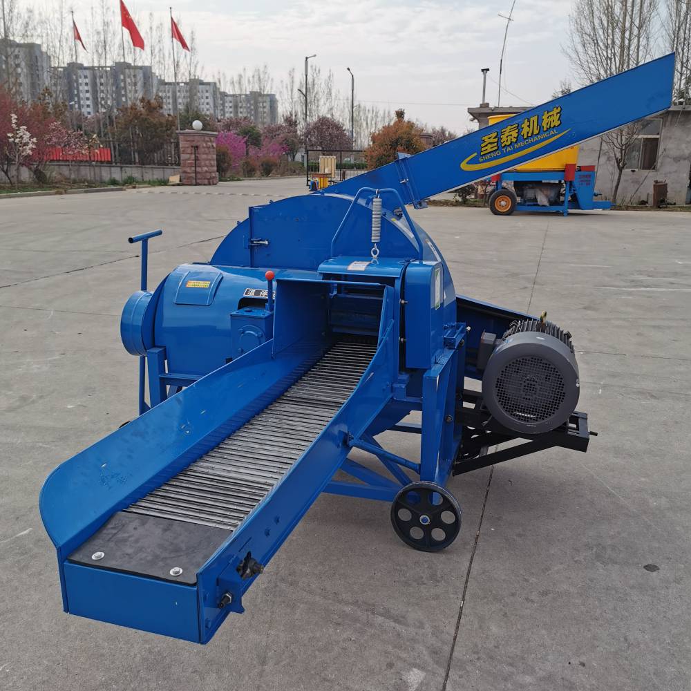 自动进料铡草机全自动大型切草机生产厂家玉米秸秆碎草机价格