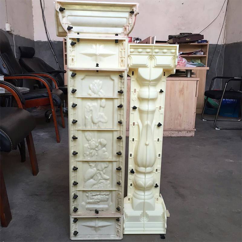 花瓶围栏模具 艺术护栏模具 水泥柱模具