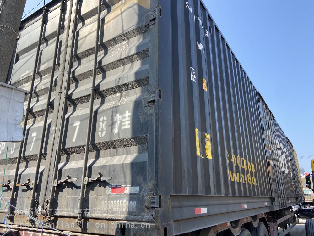 供应16年5月上牌14米95扬州中集挂板带16米9三桥集装箱挂板