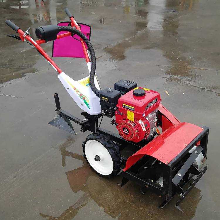 手推式锄草开沟翻土一体机多功能除草机电动手推式锄草机