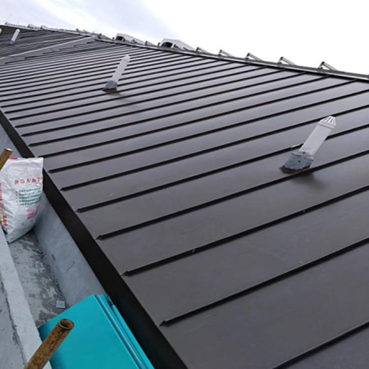 25430型矮立边系统铝镁锰板民宿茶楼外墙装饰板铝合金屋面瓦