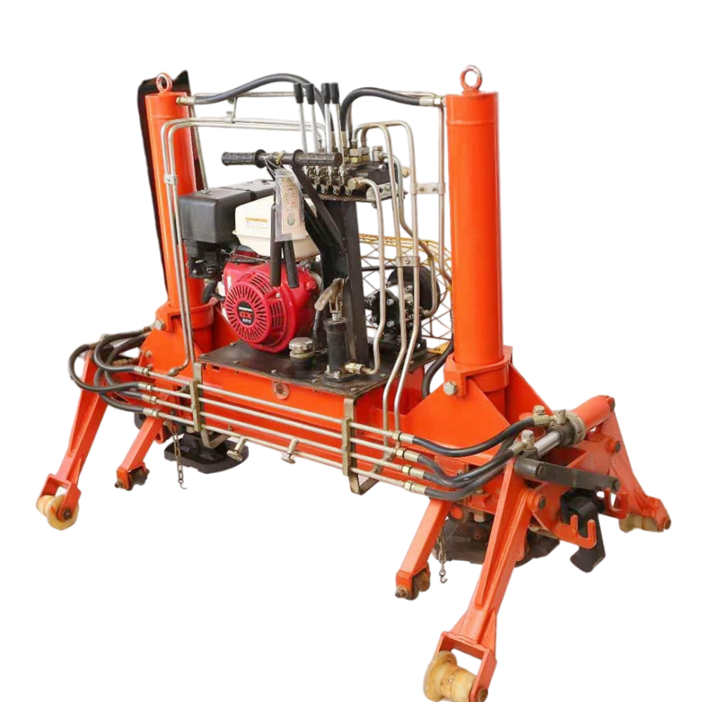 万尊铁路大型门式液压起拔道机yqbj250钢轨轨道内燃高程起