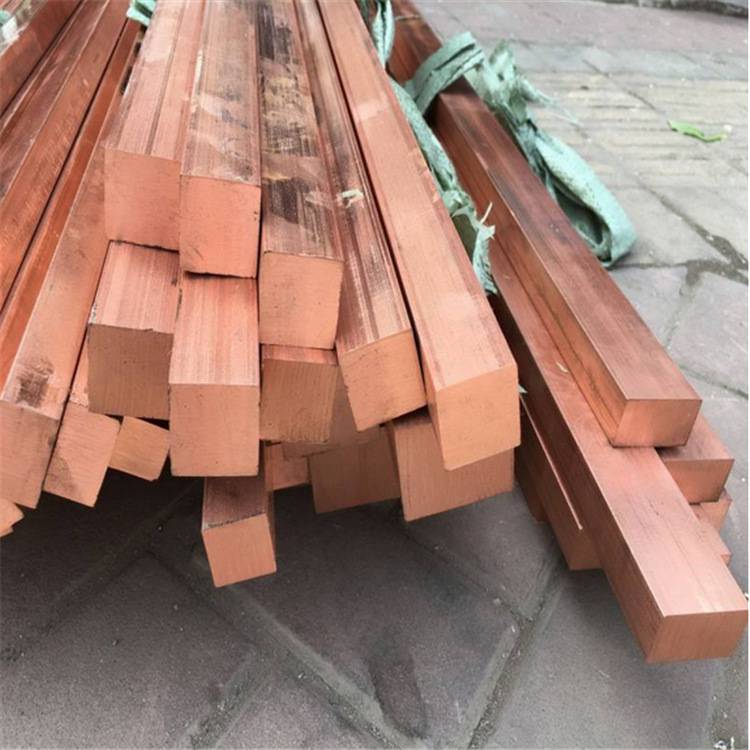 t2紫铜排扁条母线排电极紫铜方棒铜方条红铜条紫铜板接地铜排