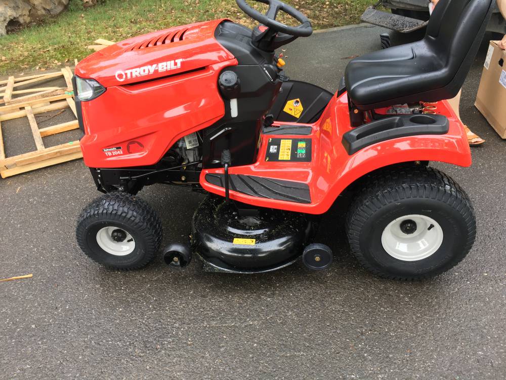 美国贝尔troybilt草坪车美国贝尔坐骑式侧排草坪车mtd科勒42寸