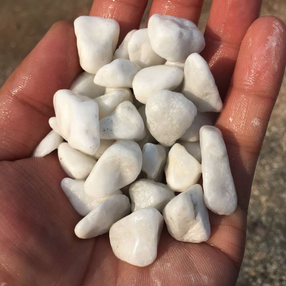 水洗石一吨价格彩色石子水磨米石砾石