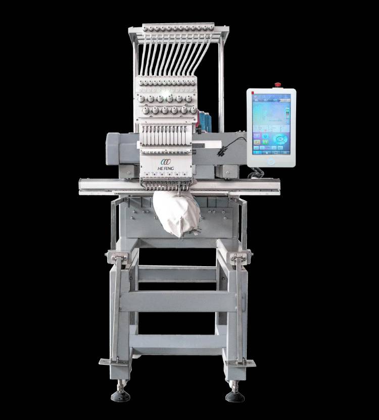 hfiiic1201禾丰多功能单头电脑绣花机刺绣机满足成衣绣帽绣平绣以及