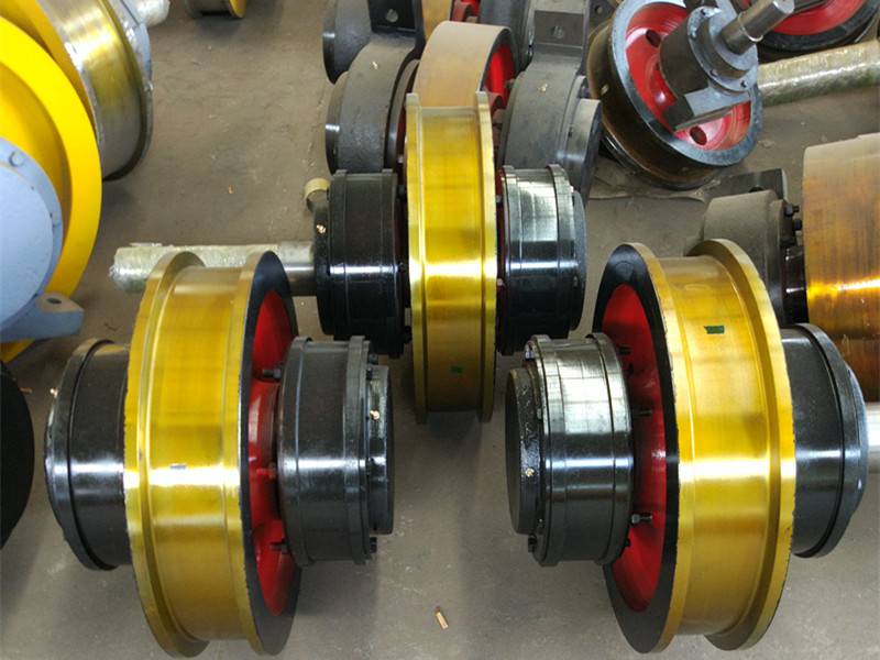 门式起重机行走700180mm被动车轮组轨道天车从动铸钢zg55轮