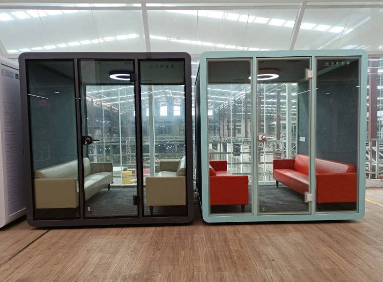 电话亭隔音房可拆卸移动家用录音直播间玻璃隔音室静音舱