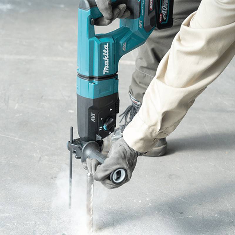 日本牧田40v电锤hr007g充电式电锤冲击钻混凝土破碎凿锂电池电钻